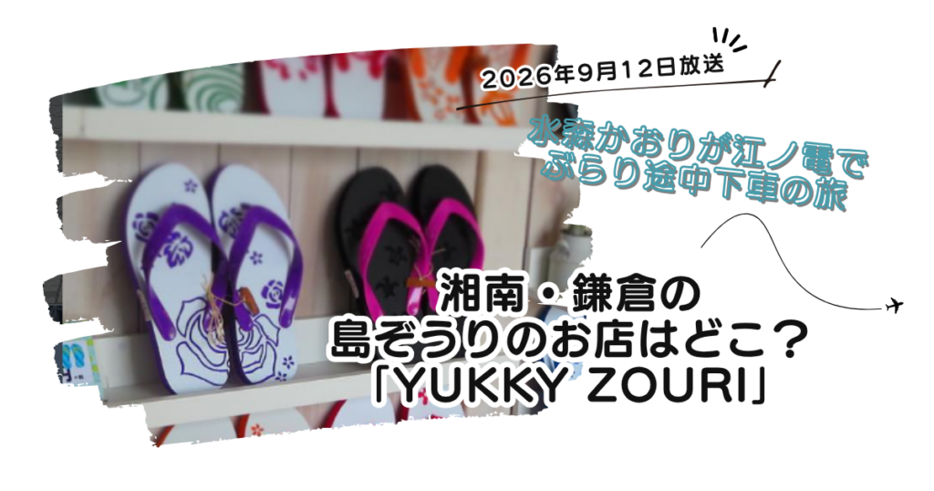 【ぶらり途中下車の旅】鎌倉・坂ノ下の島ぞうりのお店どこ？「YukkyZouri」